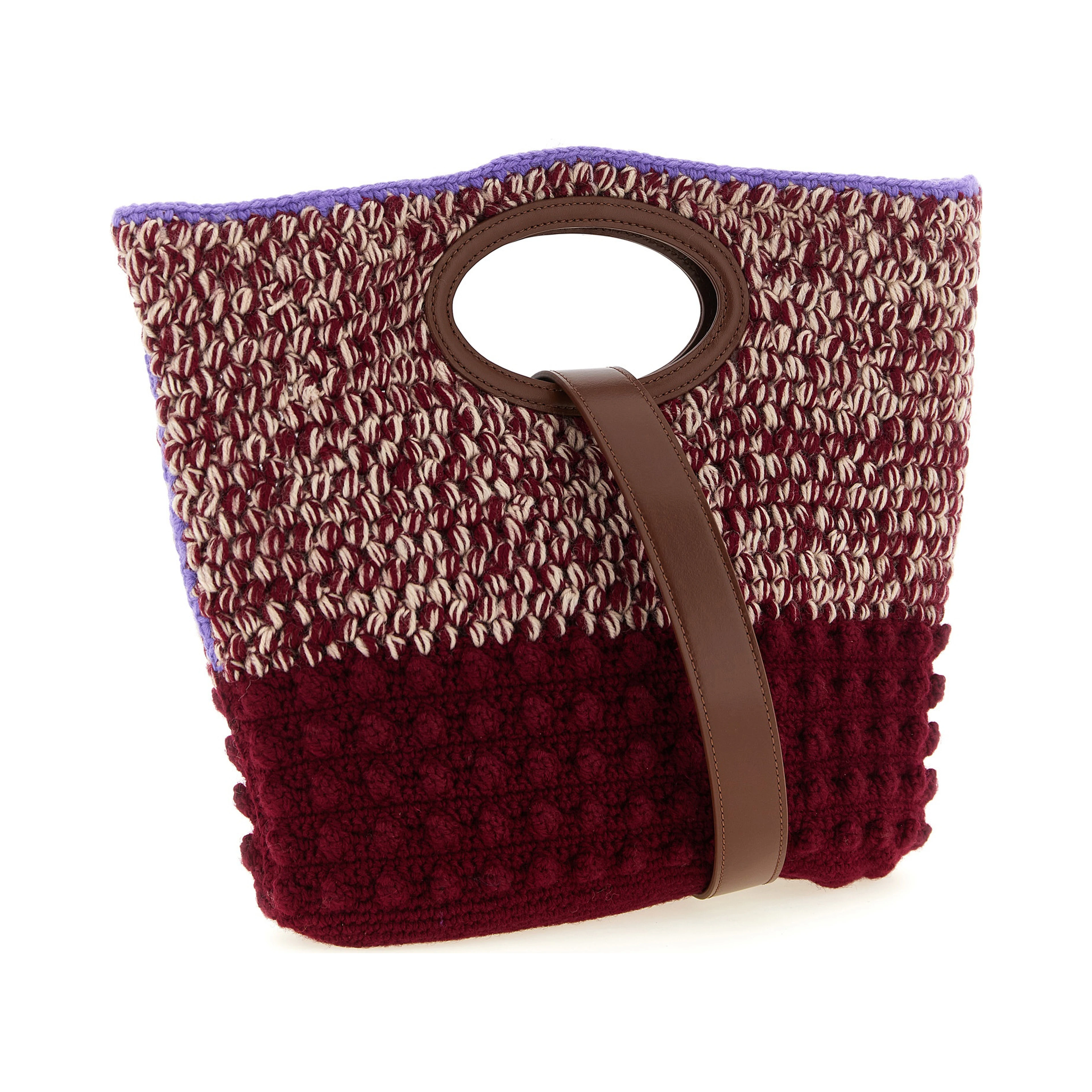 Bordeaux Wool Handbag