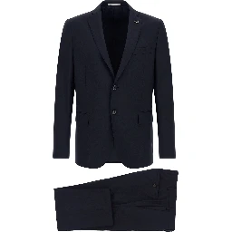 Blue Wool Suit