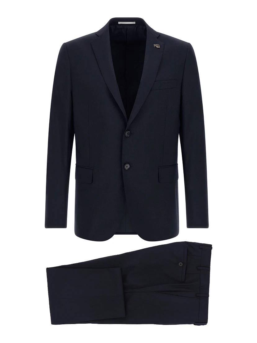 Blue Wool Suit