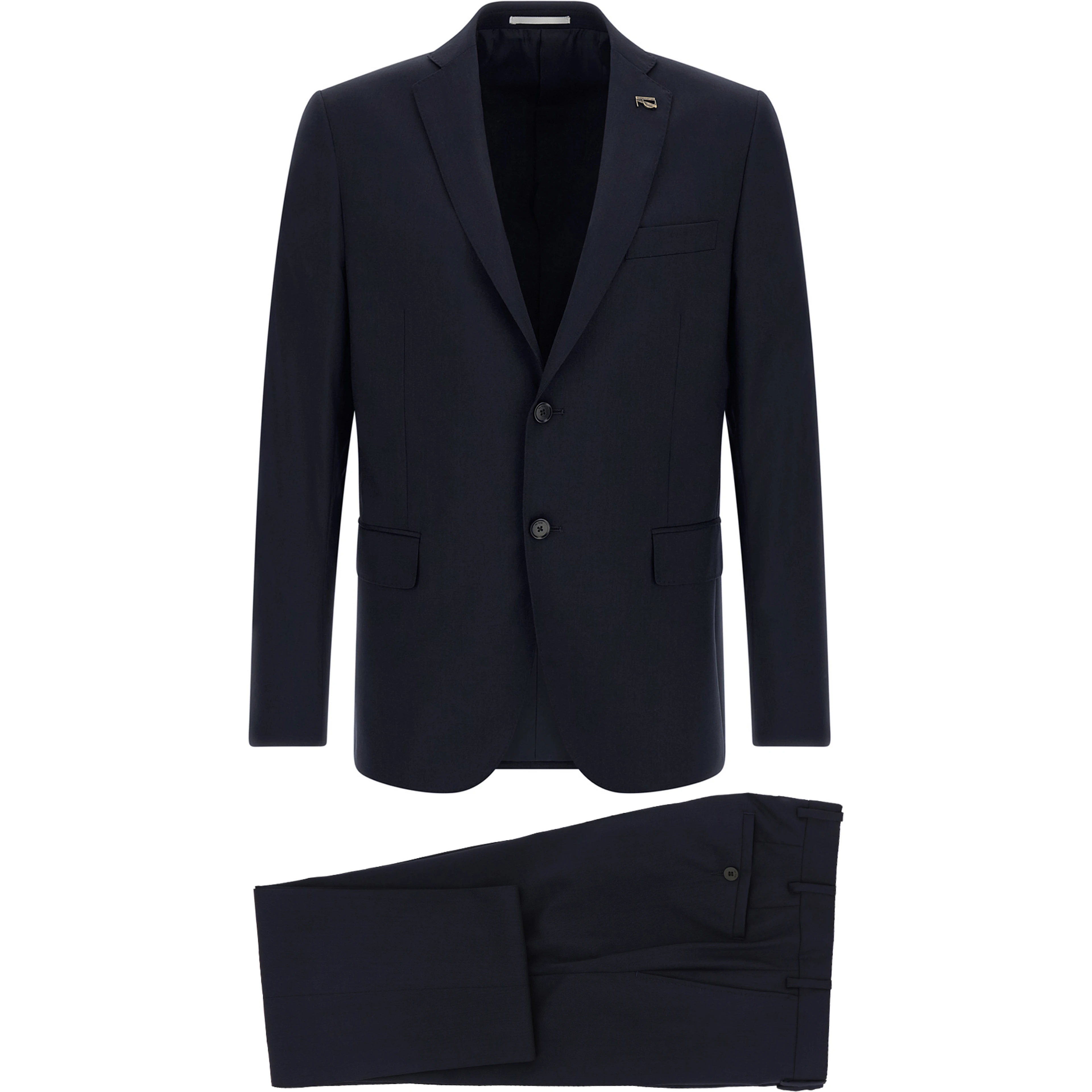 Blue Wool Suit