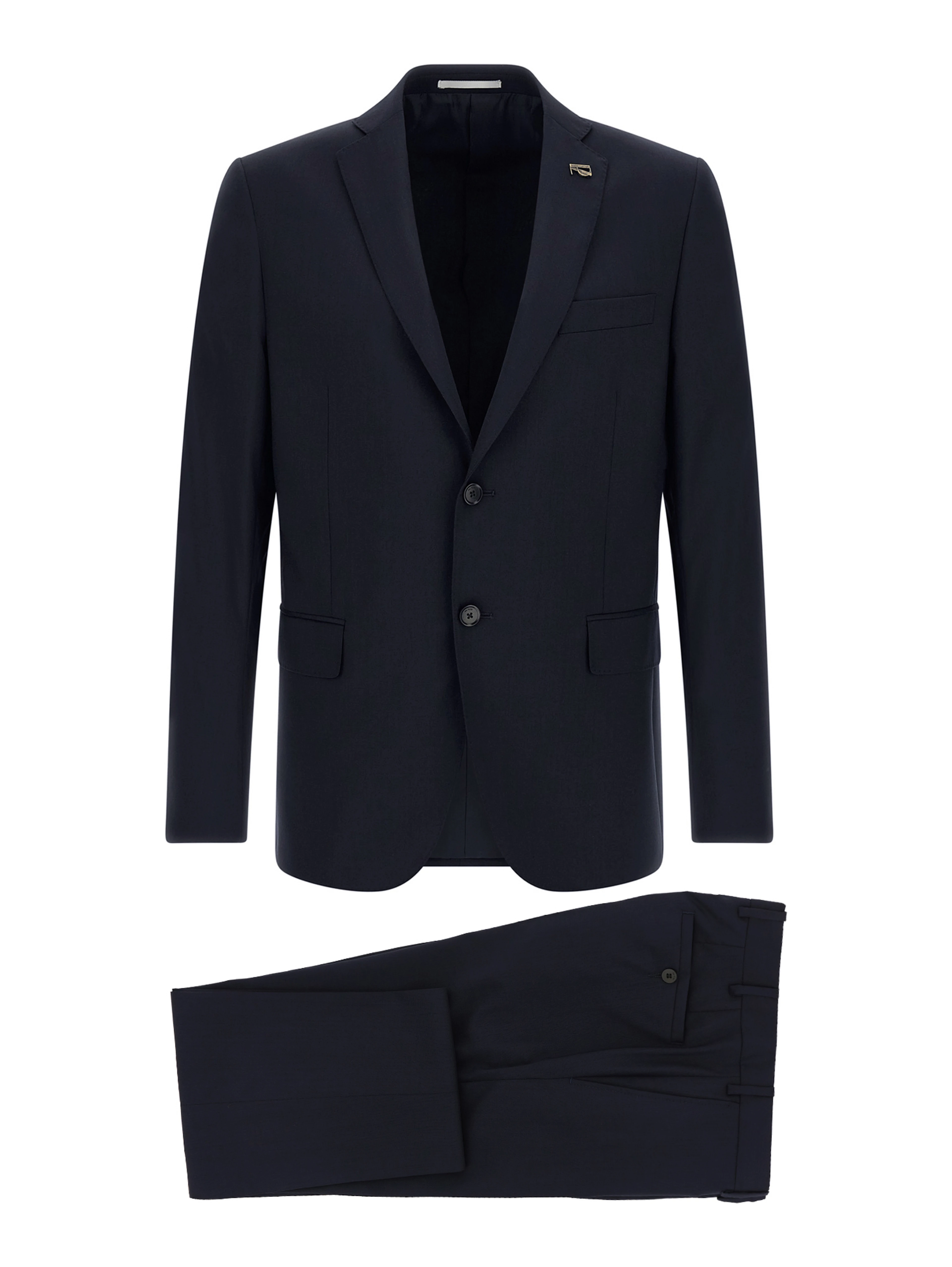 Blue Wool Suit