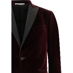 Bordeaux Cotton Blazer