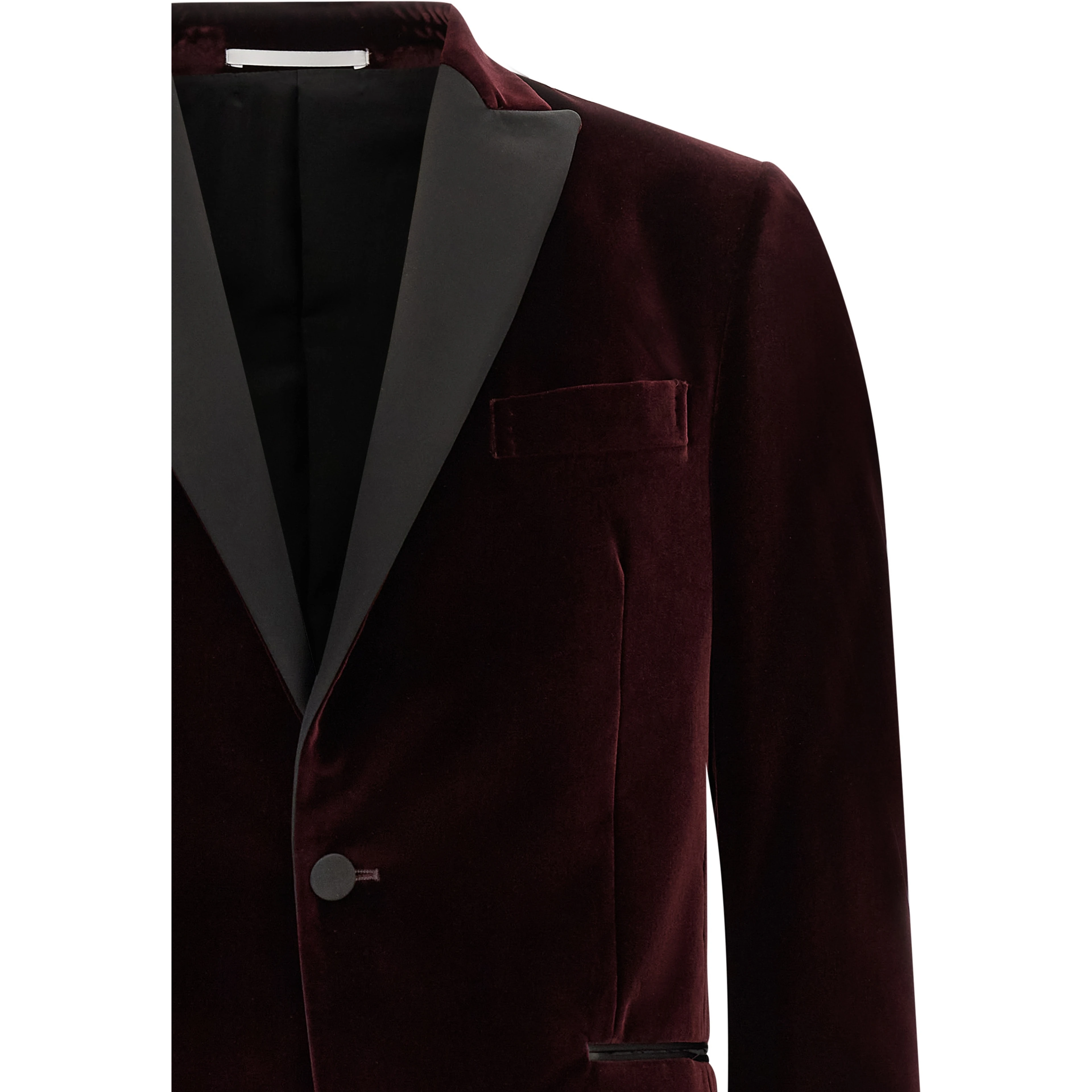 Bordeaux Cotton Blazer