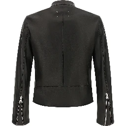 Black Lamb Leather Leather Jacket