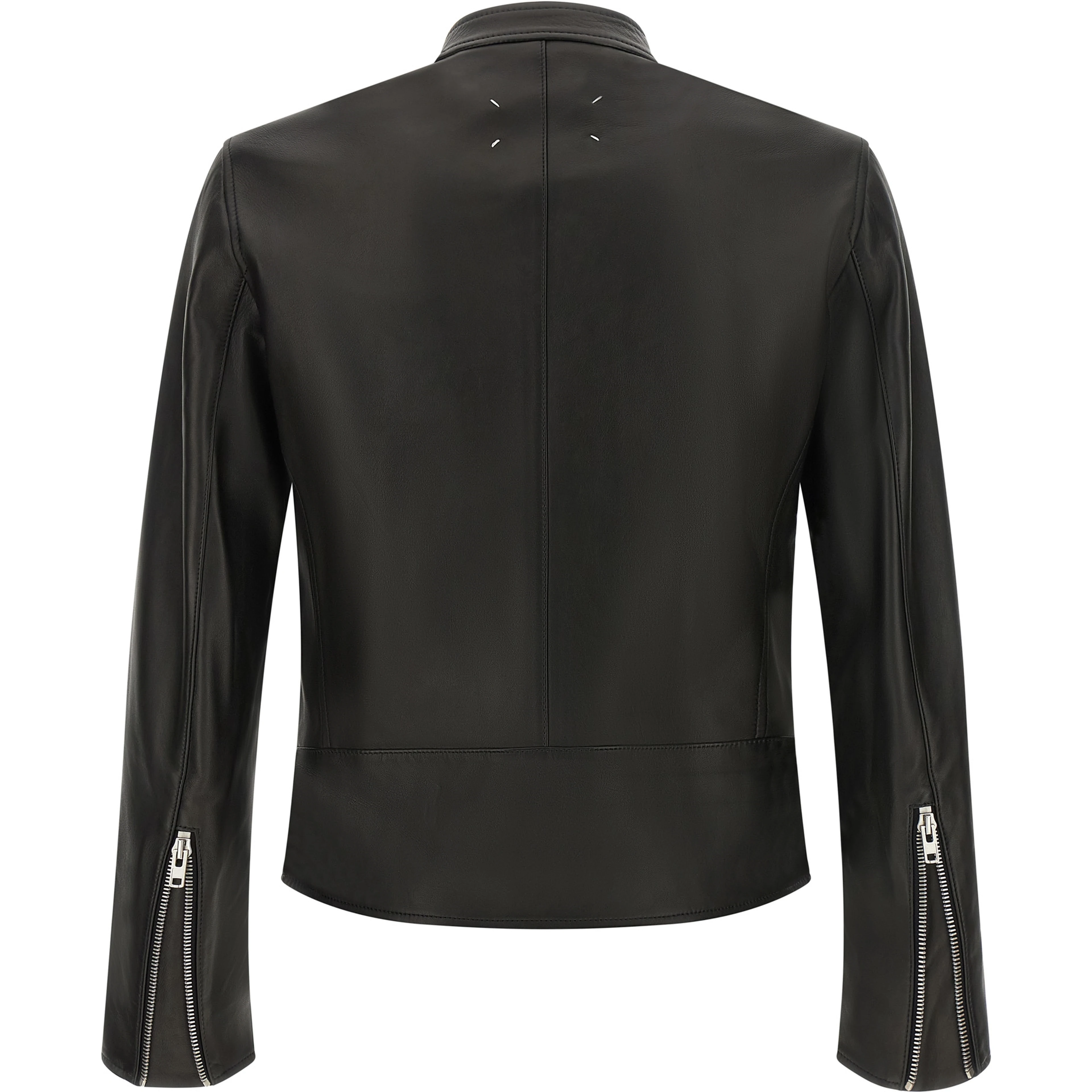 Black Lamb Leather Leather Jacket