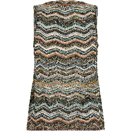 Multicolor Viscose Blouse