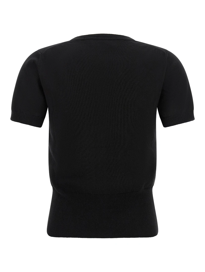 Black Cotton Cardigan