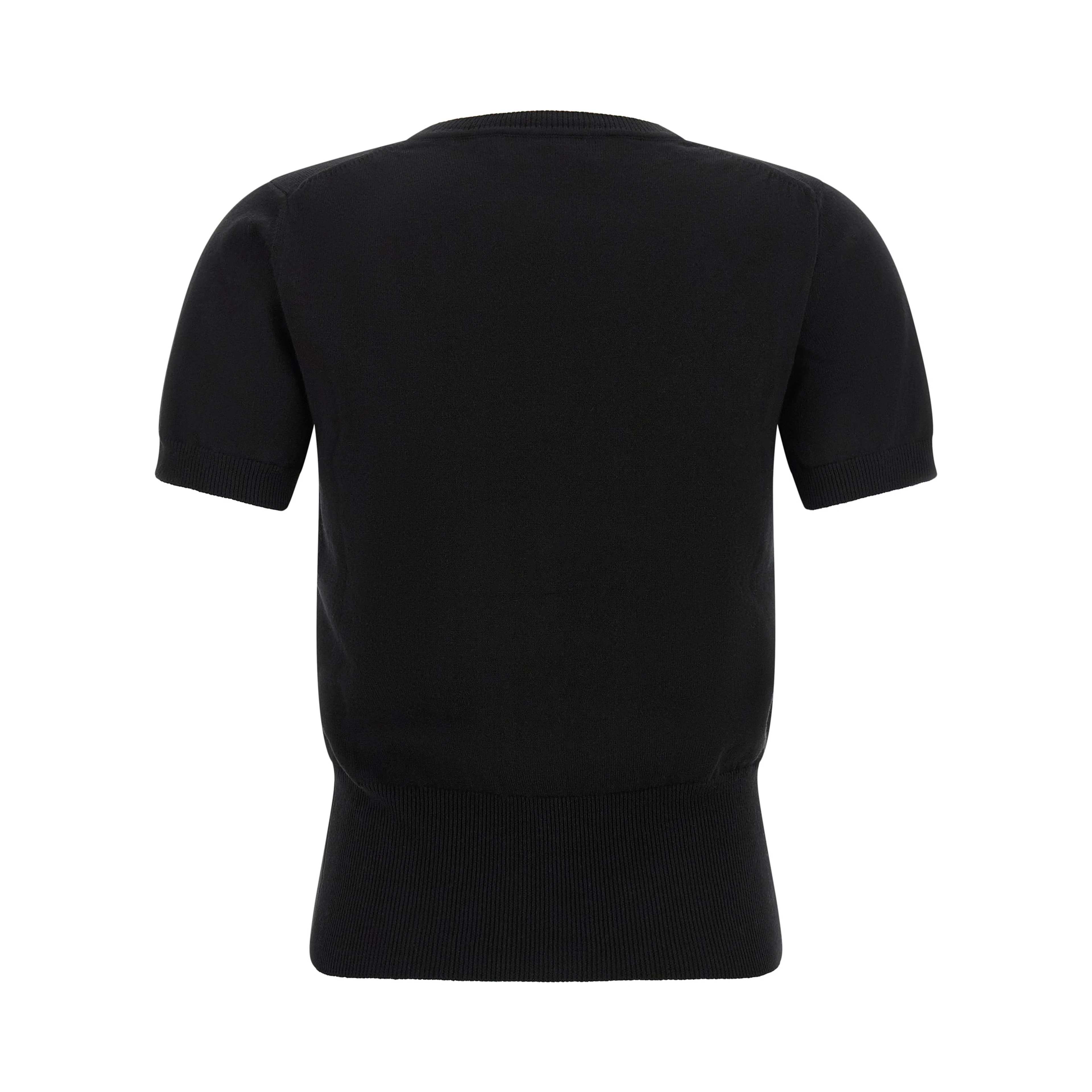 Black Cotton Cardigan