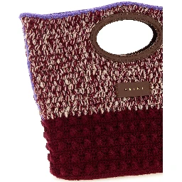 Bordeaux Wool Handbag