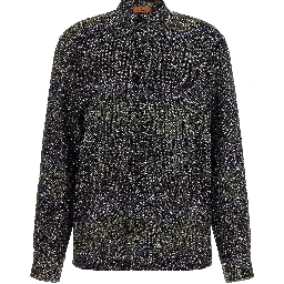 Multicolor Polyamide Cardigan