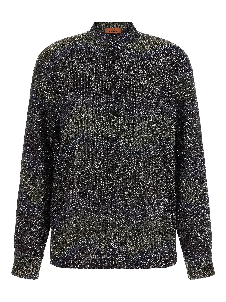 Multicolor Polyamide Cardigan