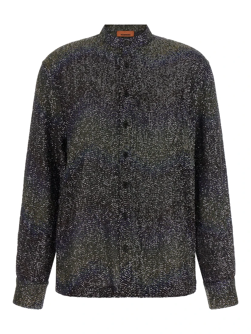 Multicolor Polyamide Cardigan