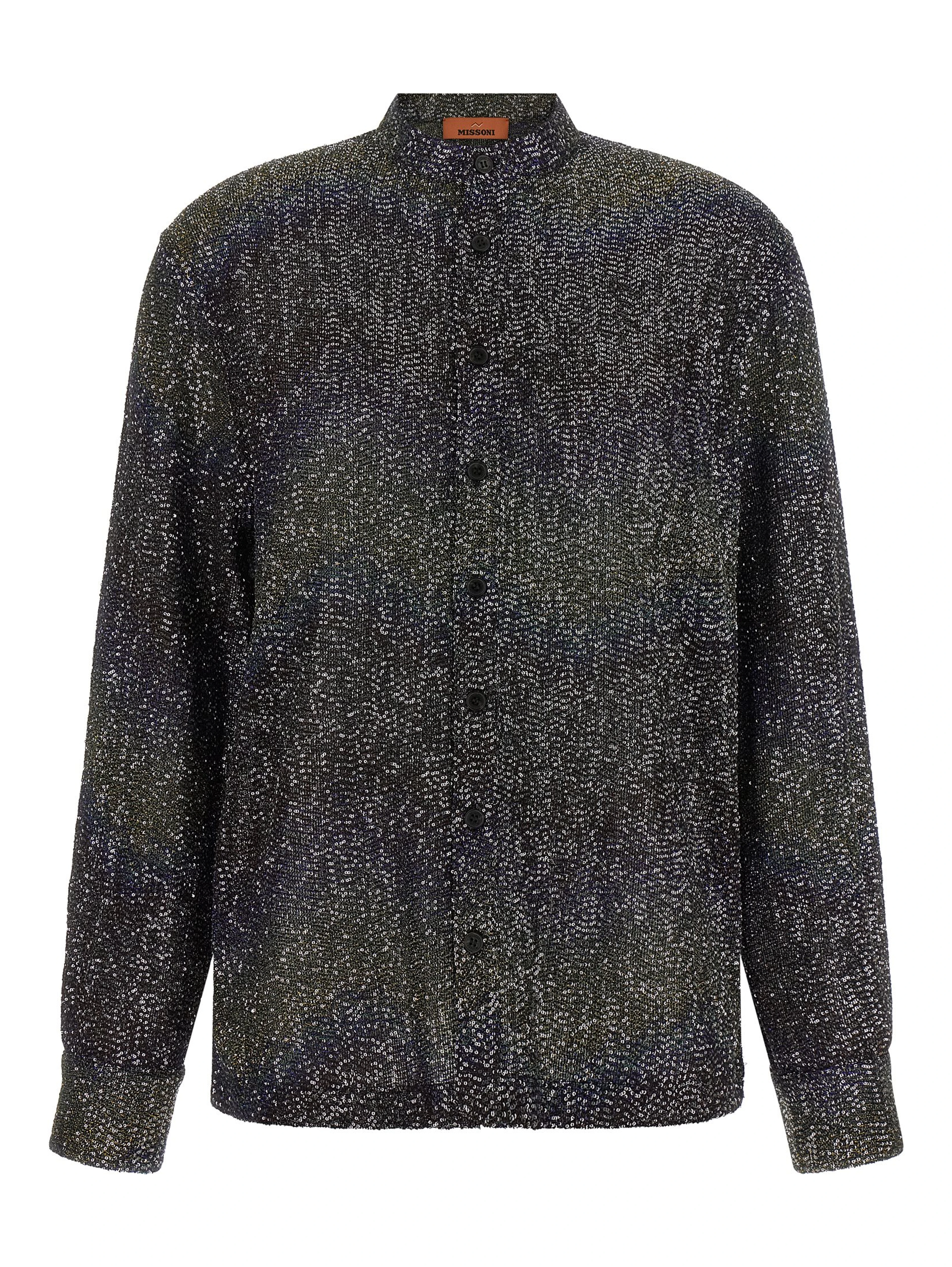 Multicolor Polyamide Cardigan