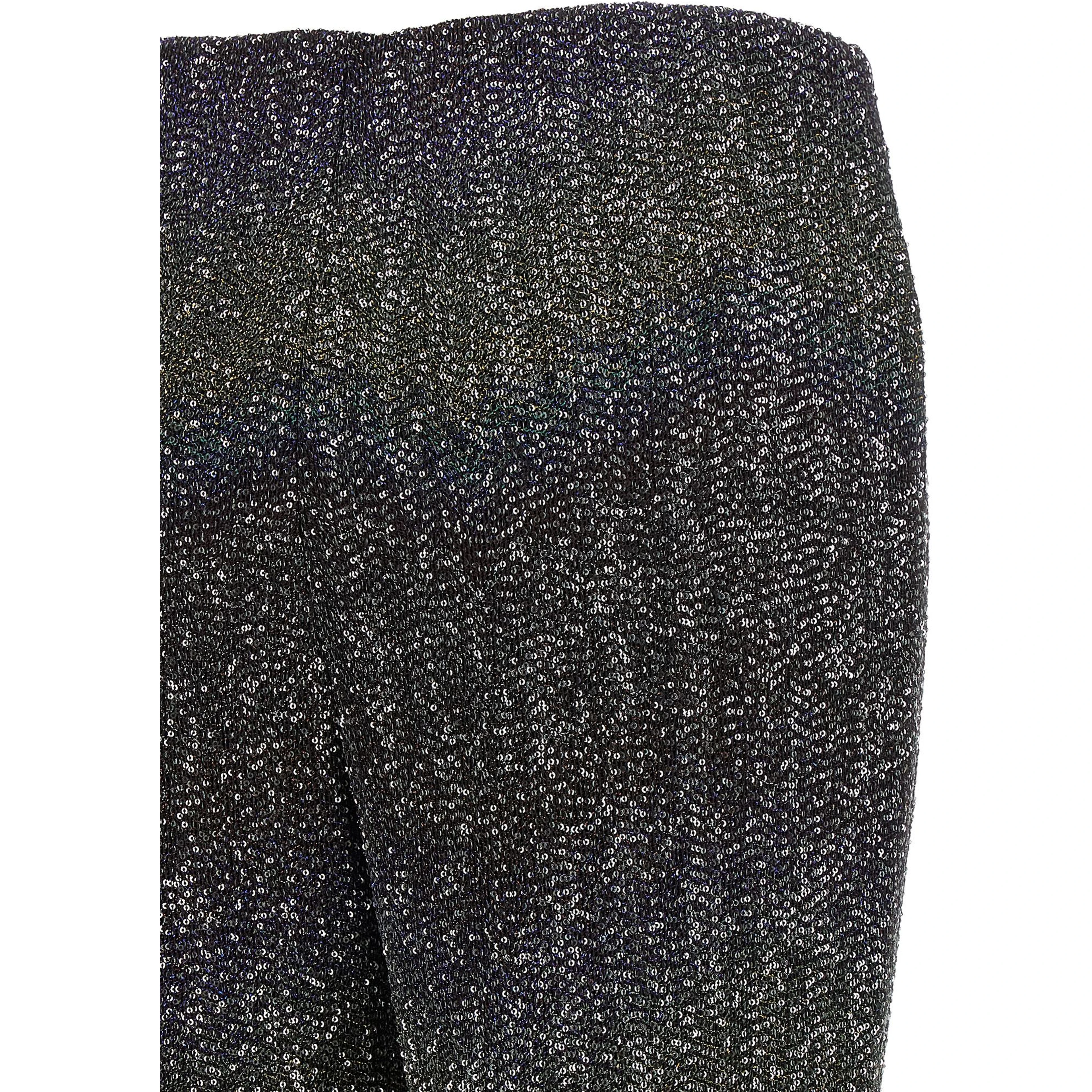 Multicolor Polyamide Flared Pants