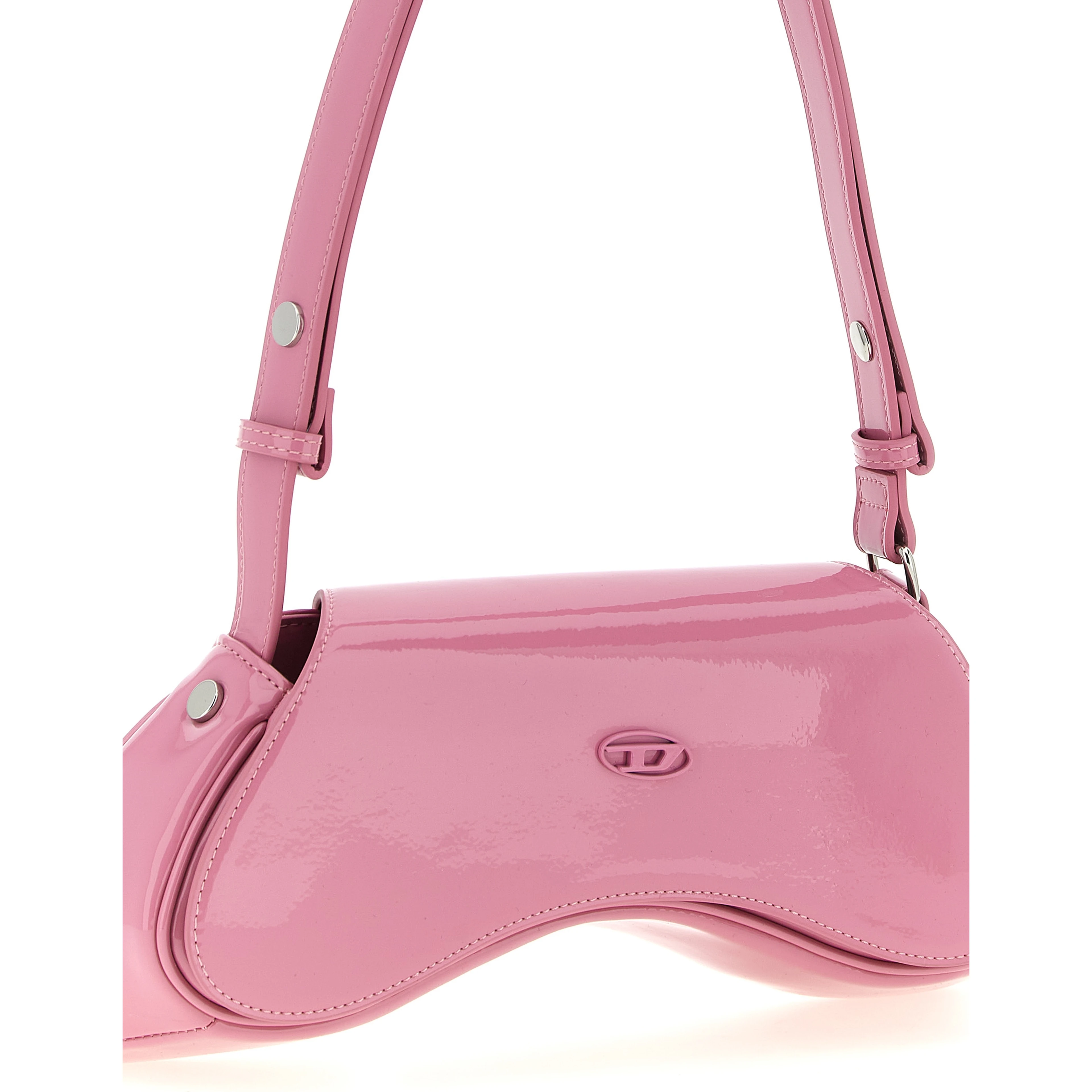 Multicolor Polyethylene Crossbody Bag