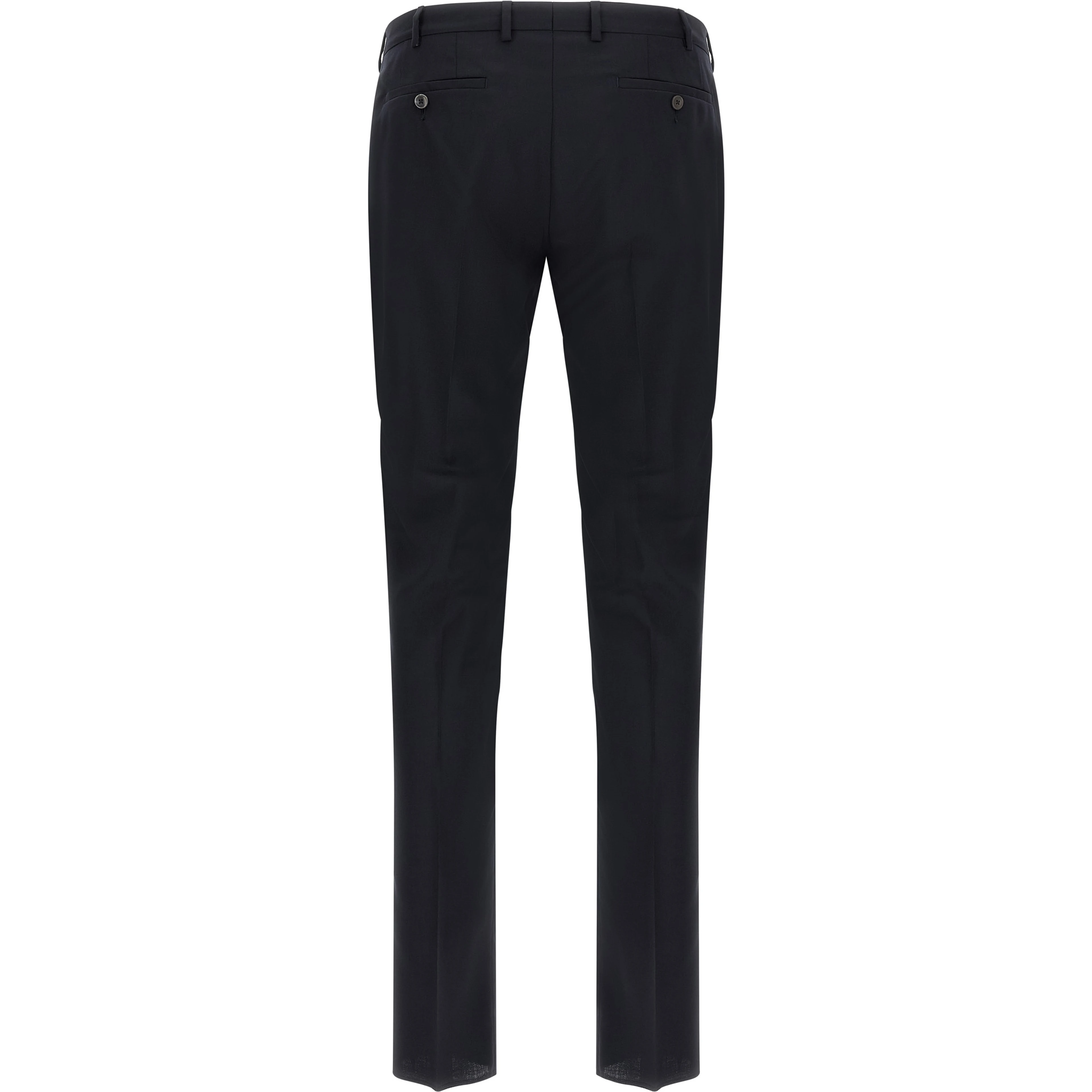 Black Wool Two-Piece Suit