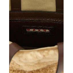 Multicolor Lamb Leather Handbag