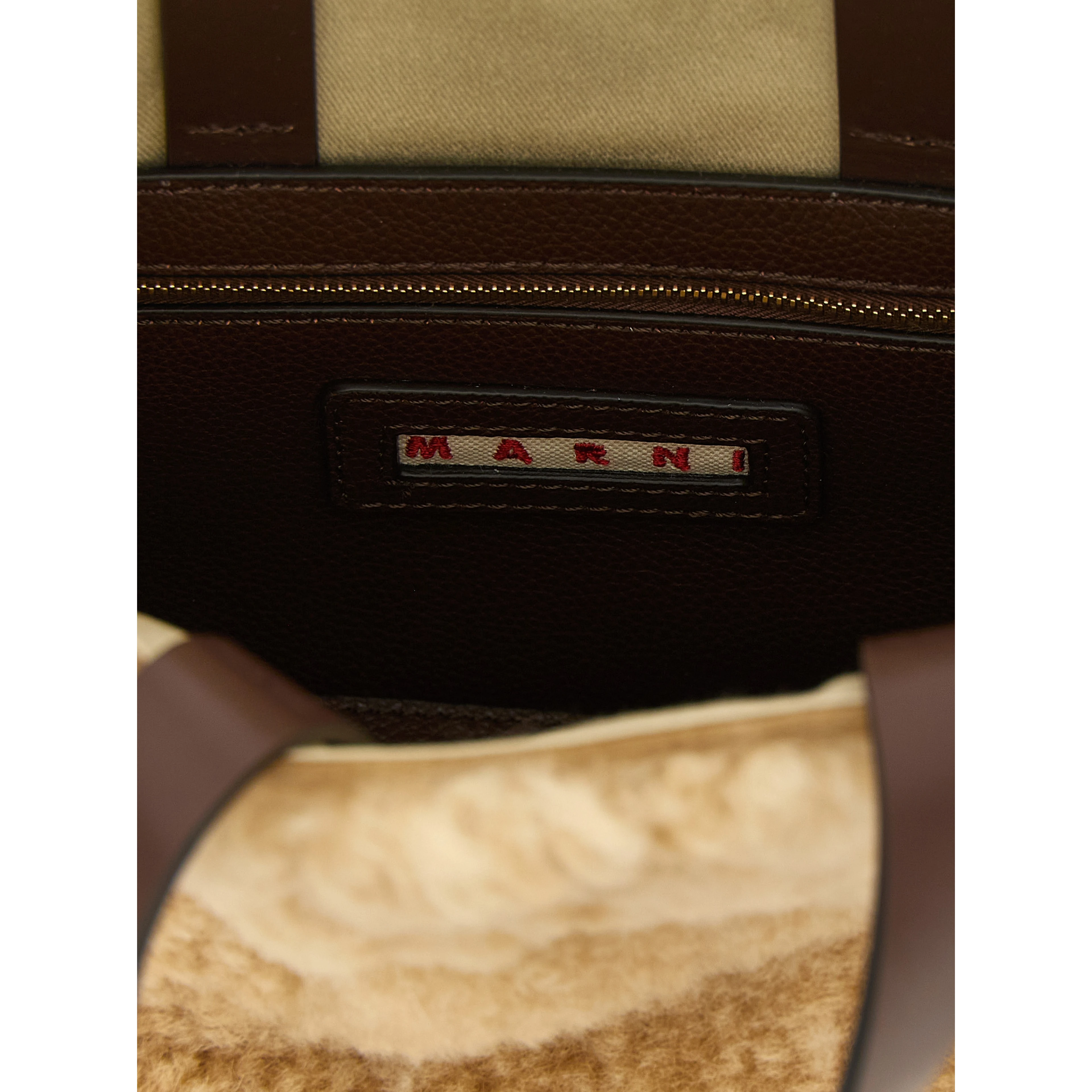 Multicolor Lamb Leather Handbag
