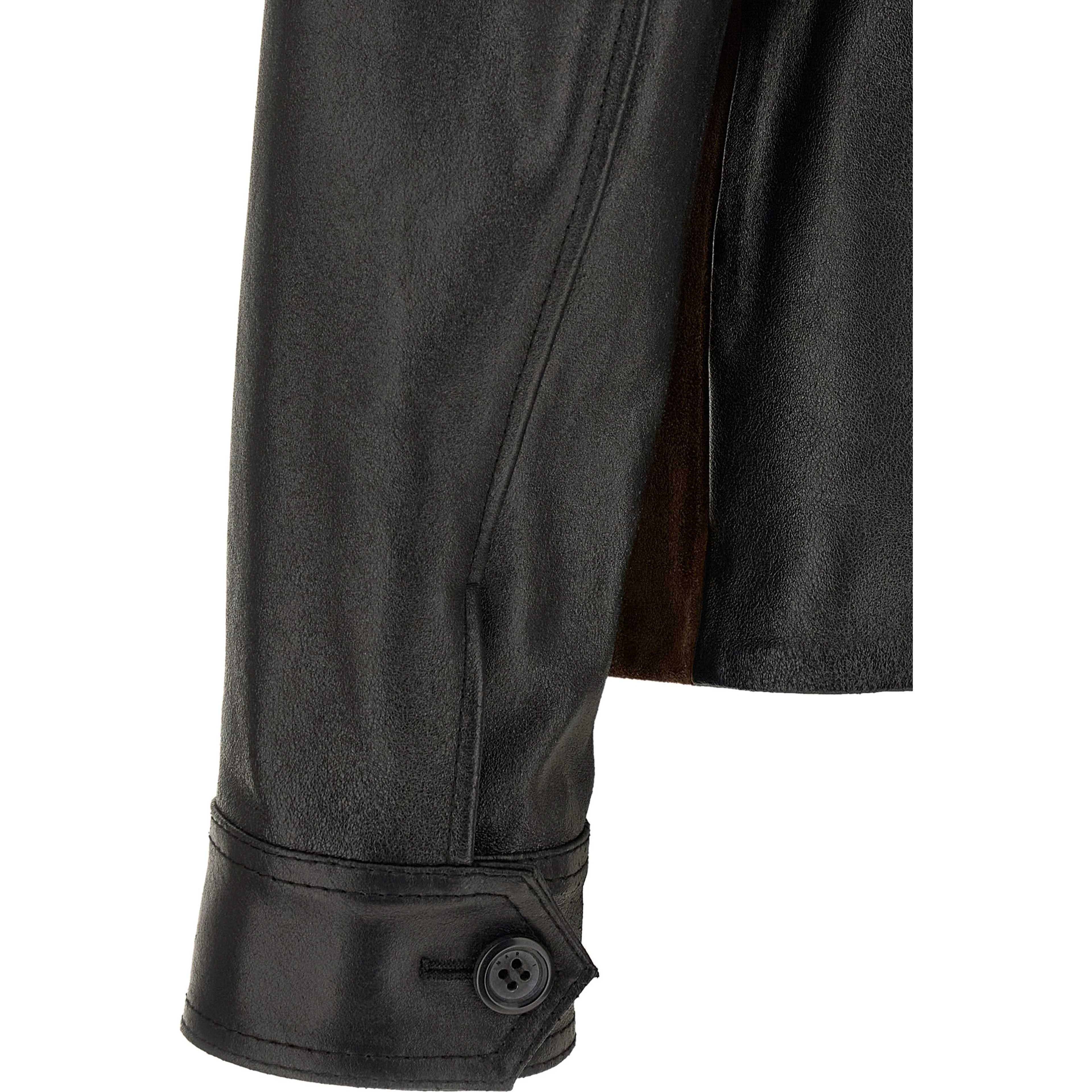 Multicolor Calfskin Leather Jacket