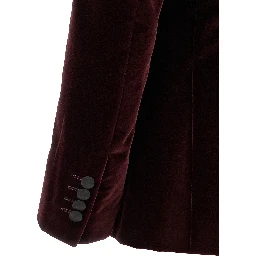 Bordeaux Cotton Blazer