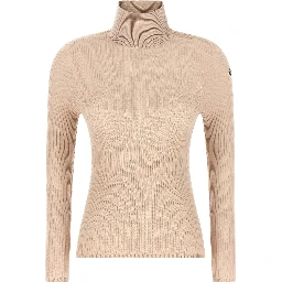 Beige Virgin Wool Cardigan