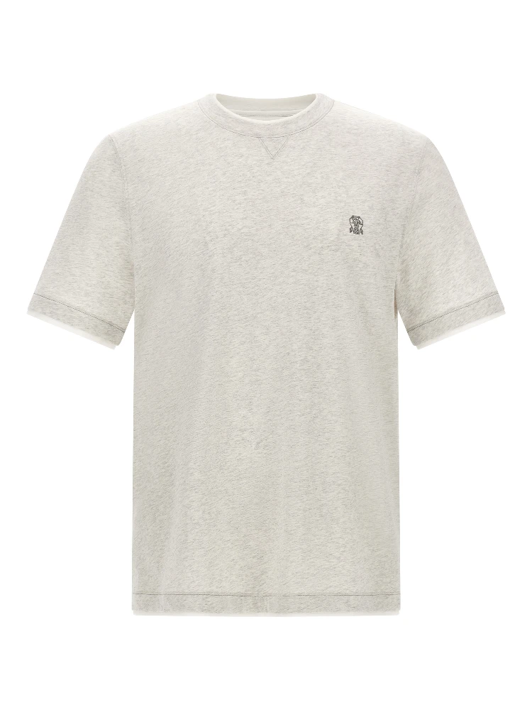 Gray Cotton T-Shirt