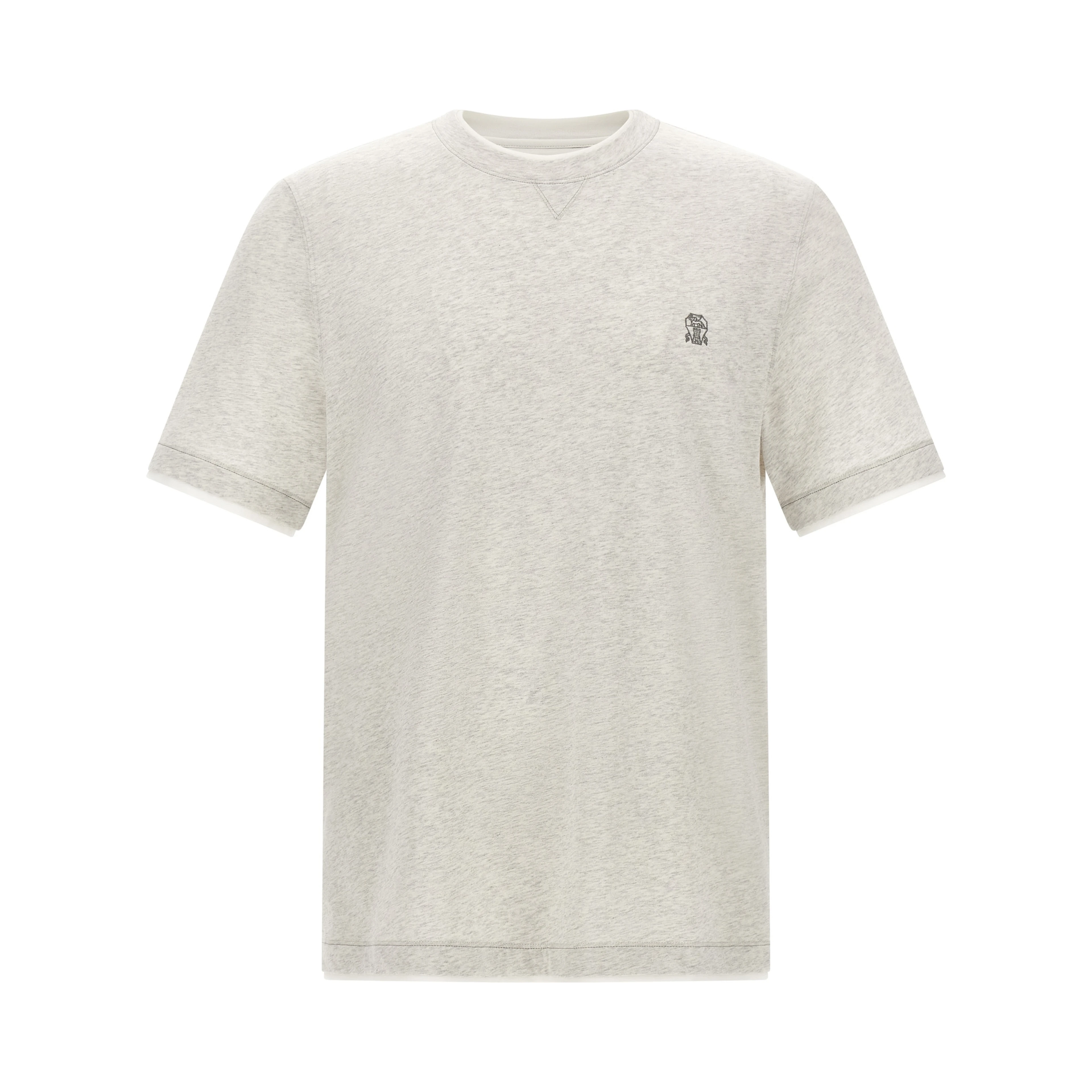 Gray Cotton T-Shirt