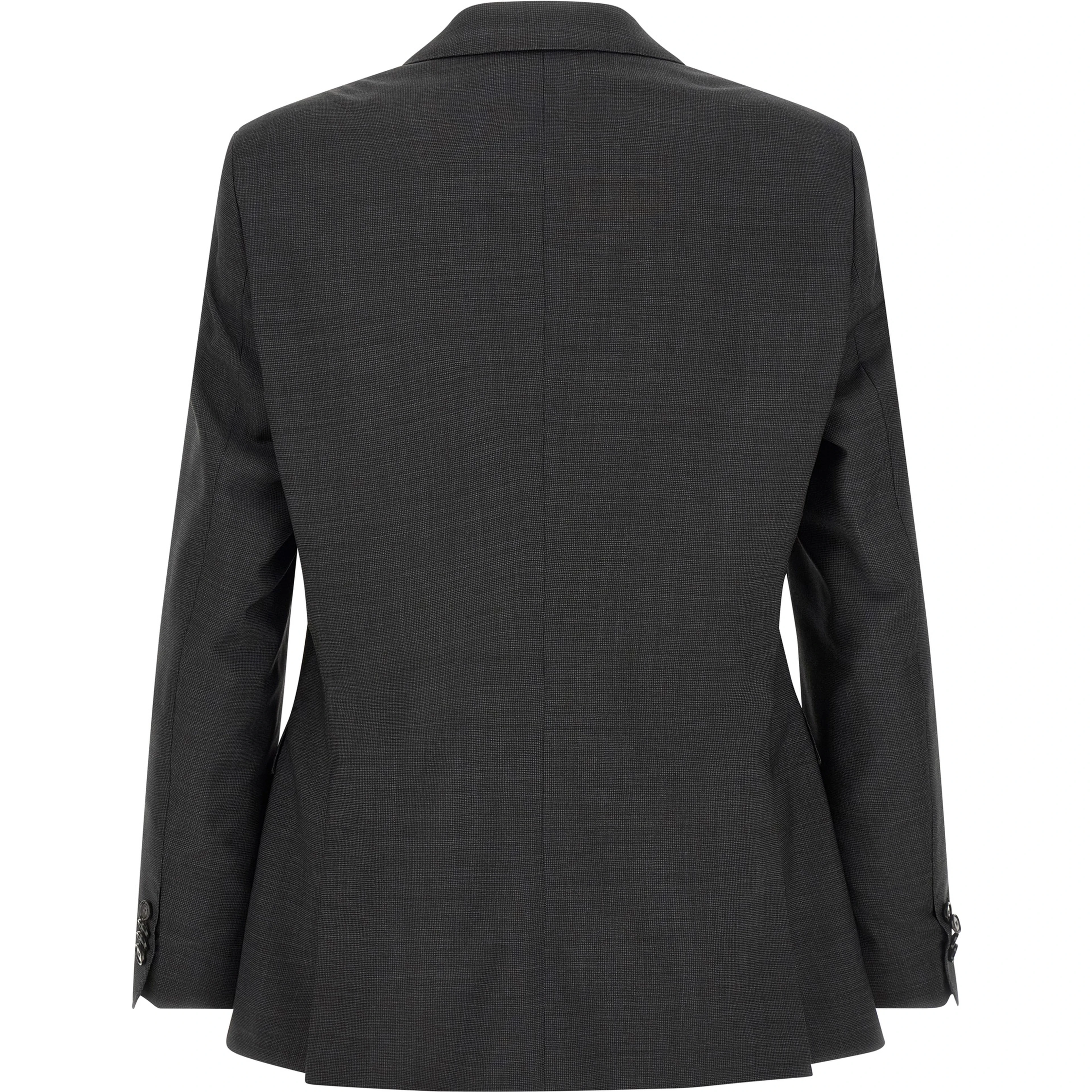 Gray Virgin Wool Two-Piece Suit