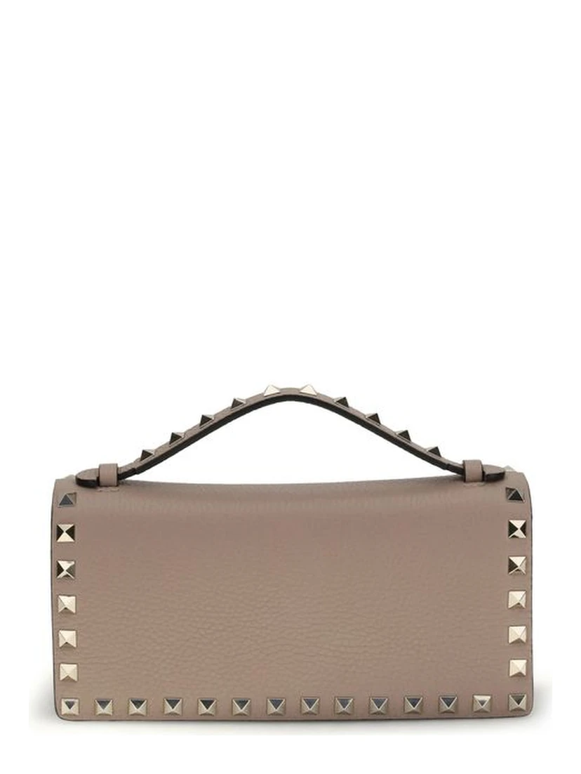 Beige Calf Leather Bos Taurus Wallet