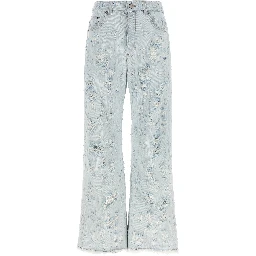 Blue Cotton Jeans Denim