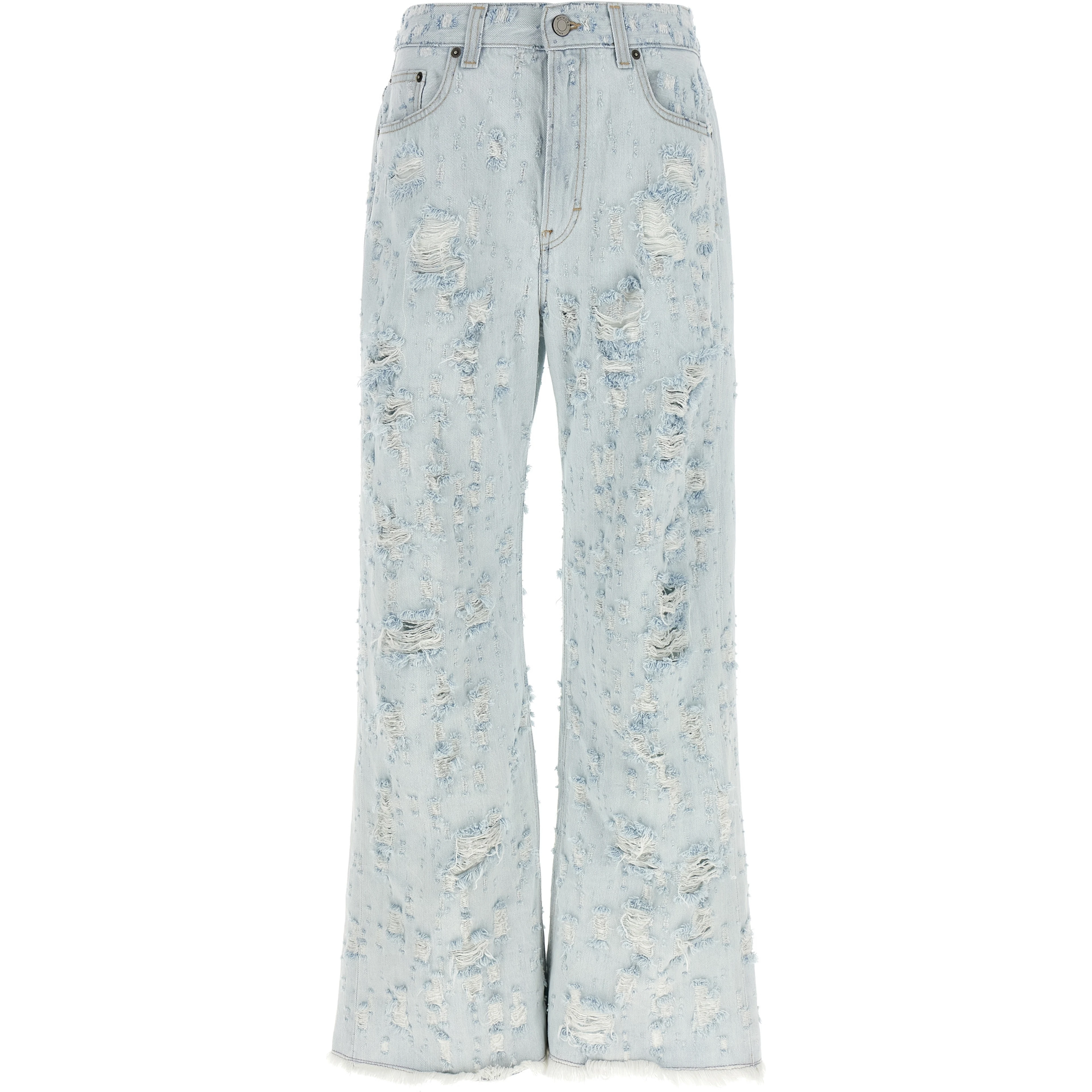 Blue Cotton Jeans Denim