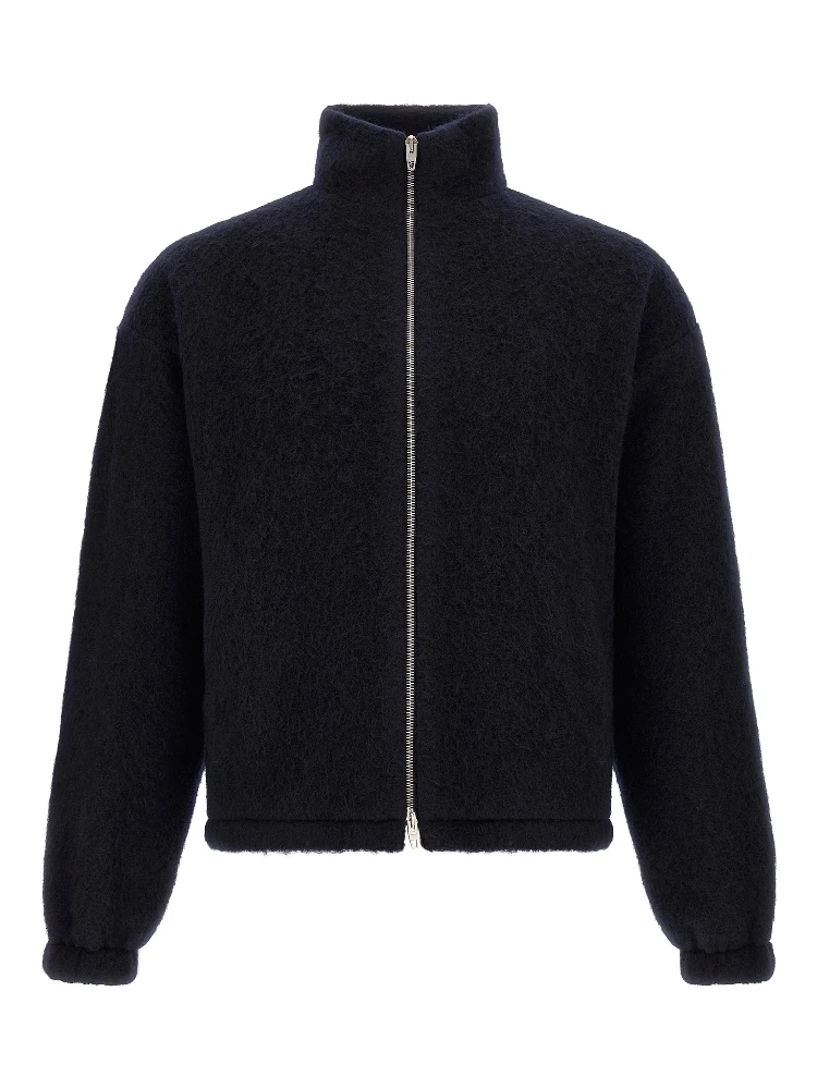Blue Wool Sweatshirt