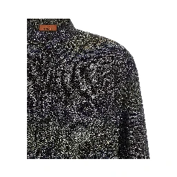 Multicolor Polyamide Cardigan
