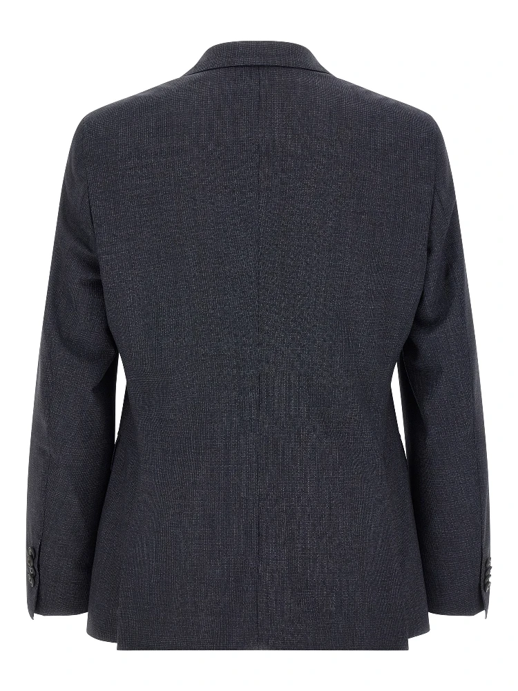 Blue Polyester Two-Piece Suit alternative