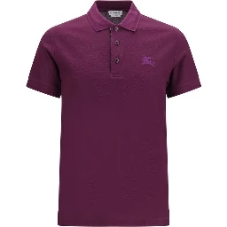 Purple Cotton Polo Shirt