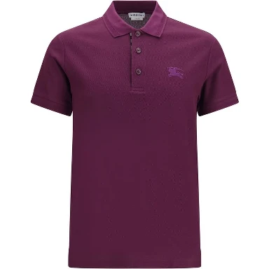 Purple Cotton Polo Shirt