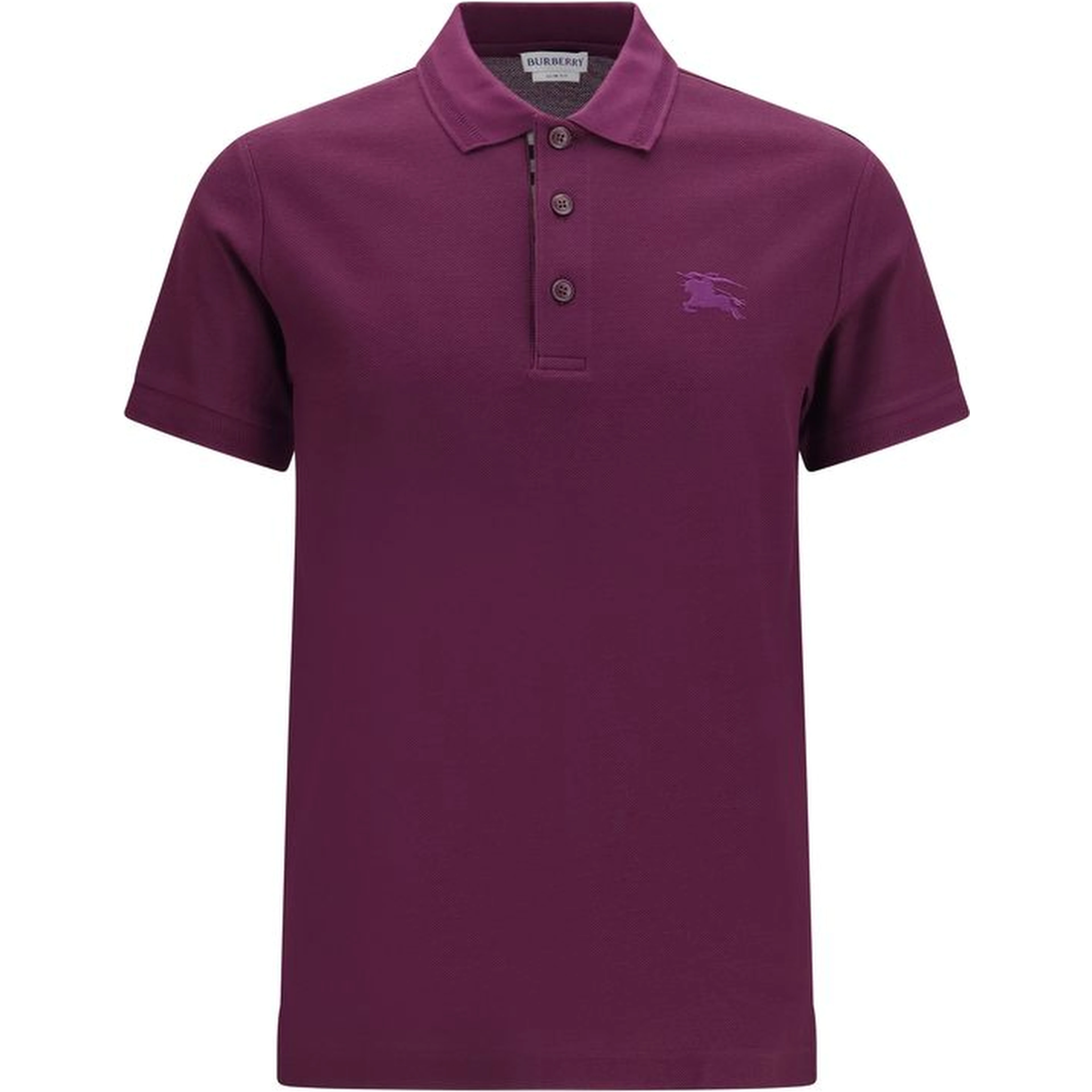 Purple Cotton Polo Shirt