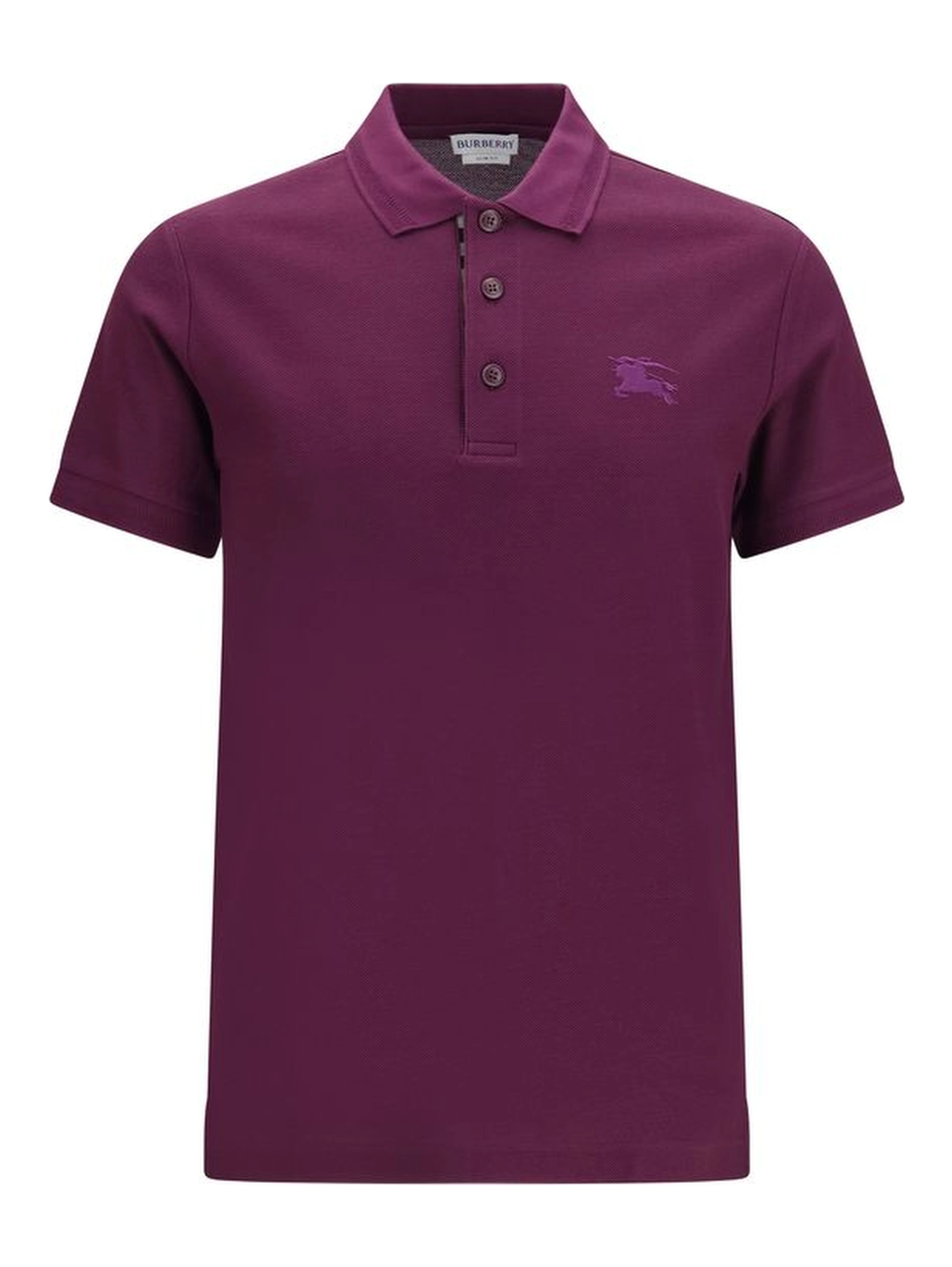 Purple Cotton Polo Shirt