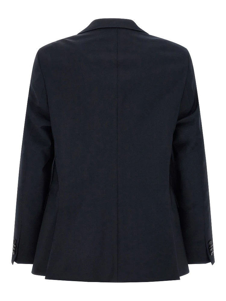 Blue Virgin Wool Two-Piece Suit alternative