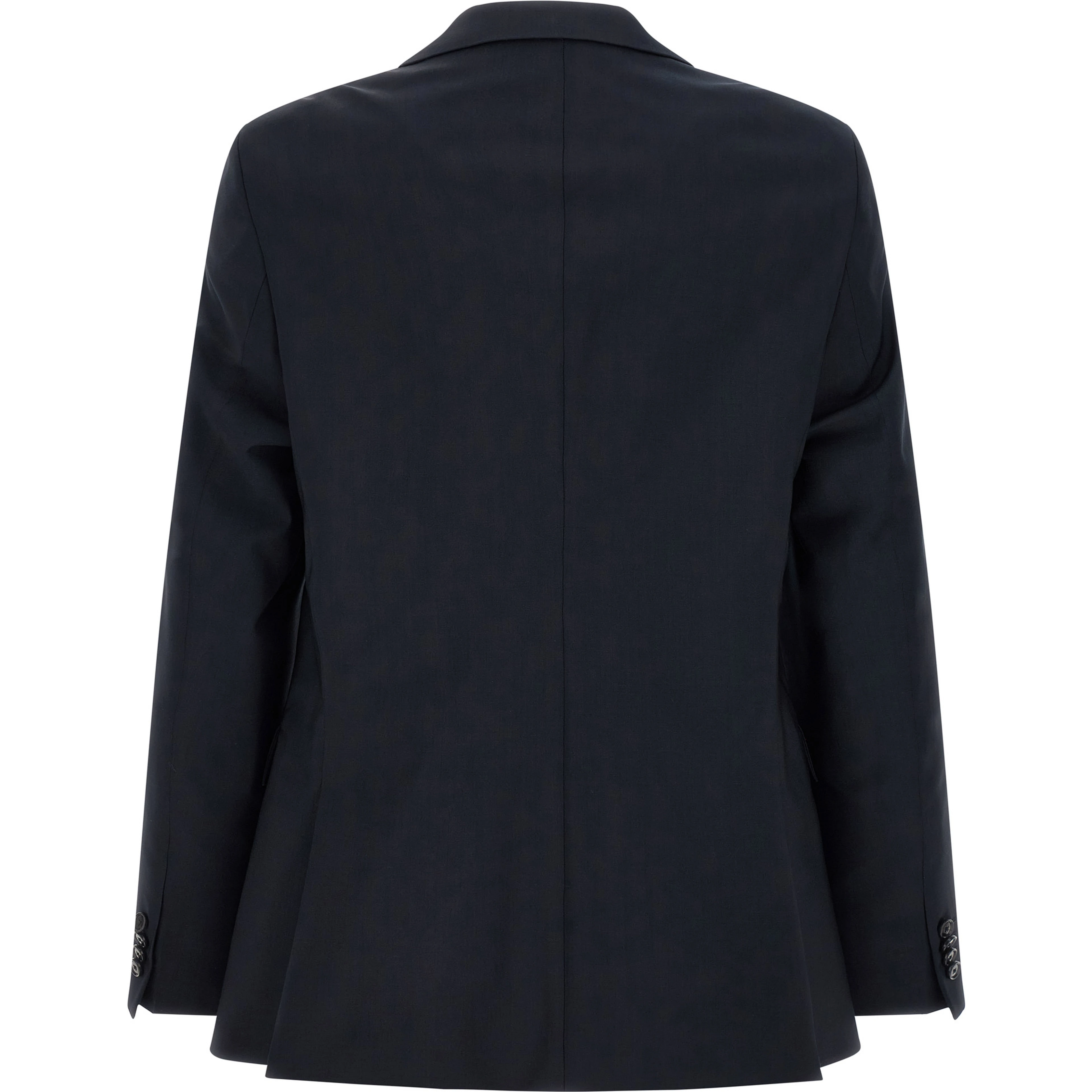 Blue Virgin Wool Two-Piece Suit