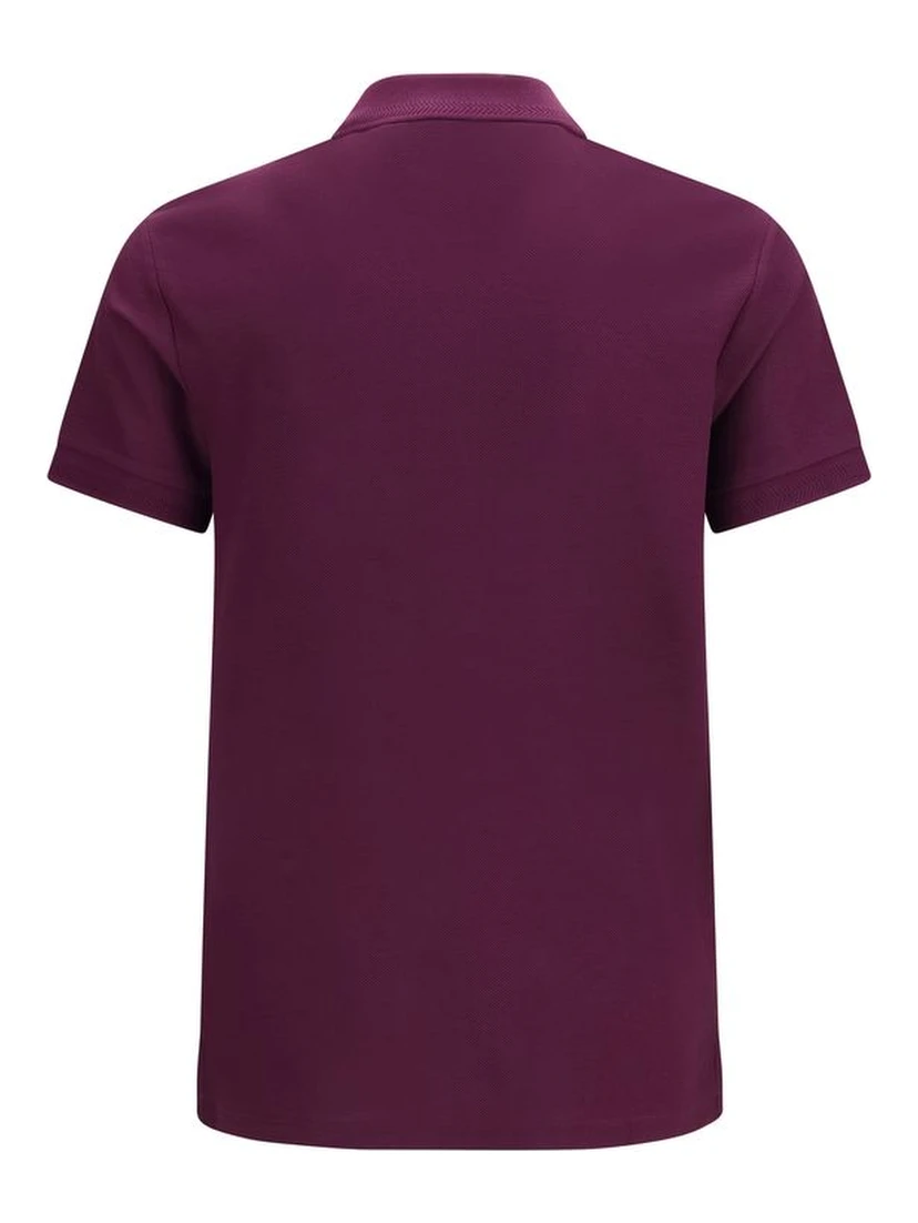Purple Cotton Polo Shirt