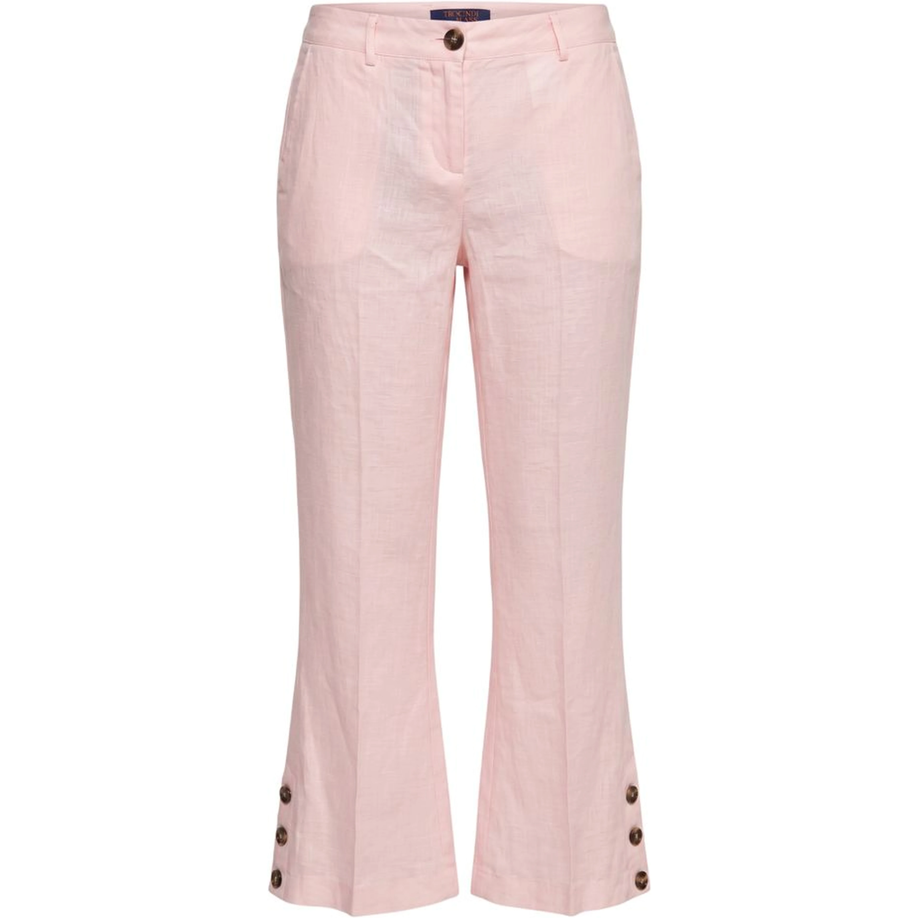 Pink Flax Women Pants