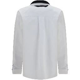 White Polyester Dress Shirt