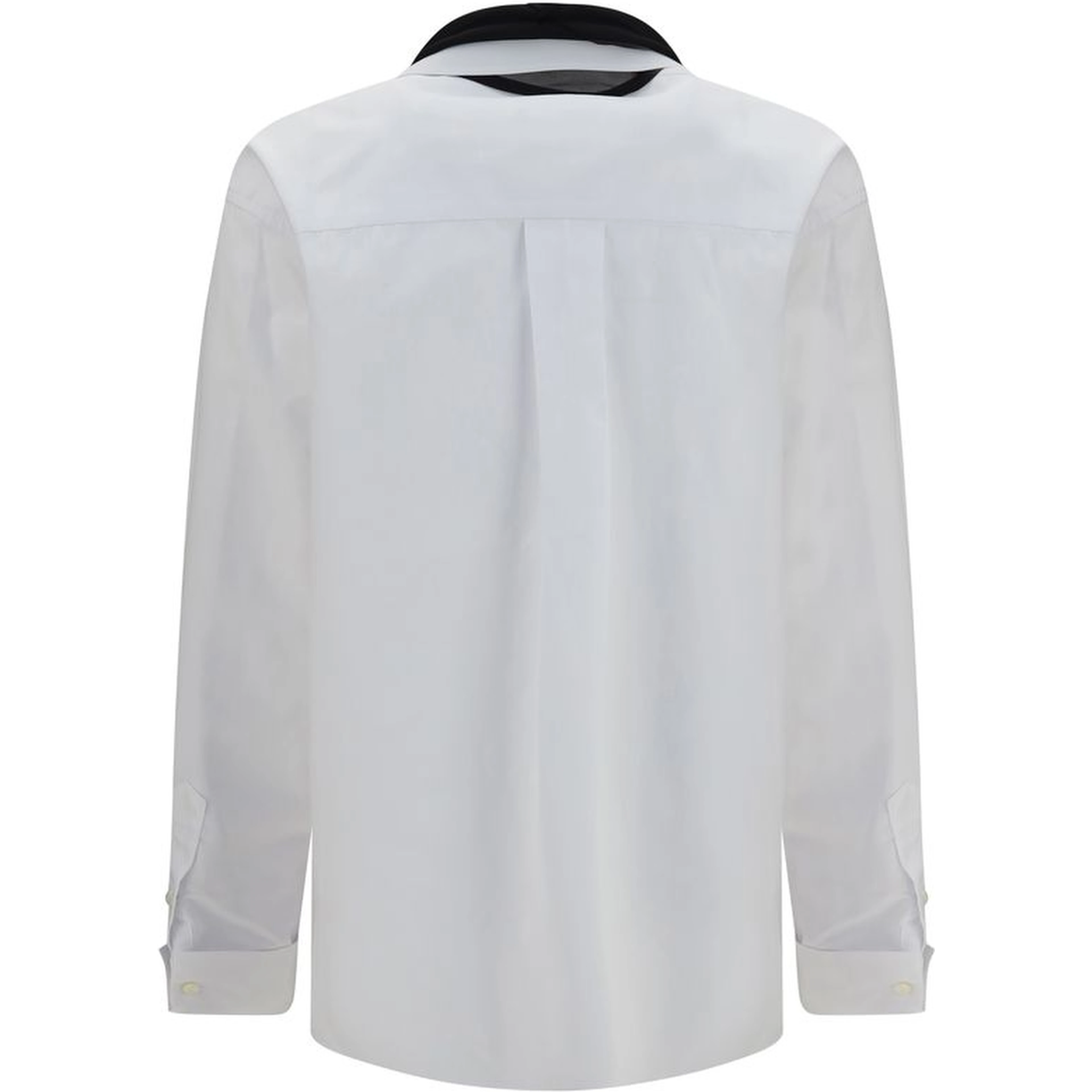 White Polyester Dress Shirt