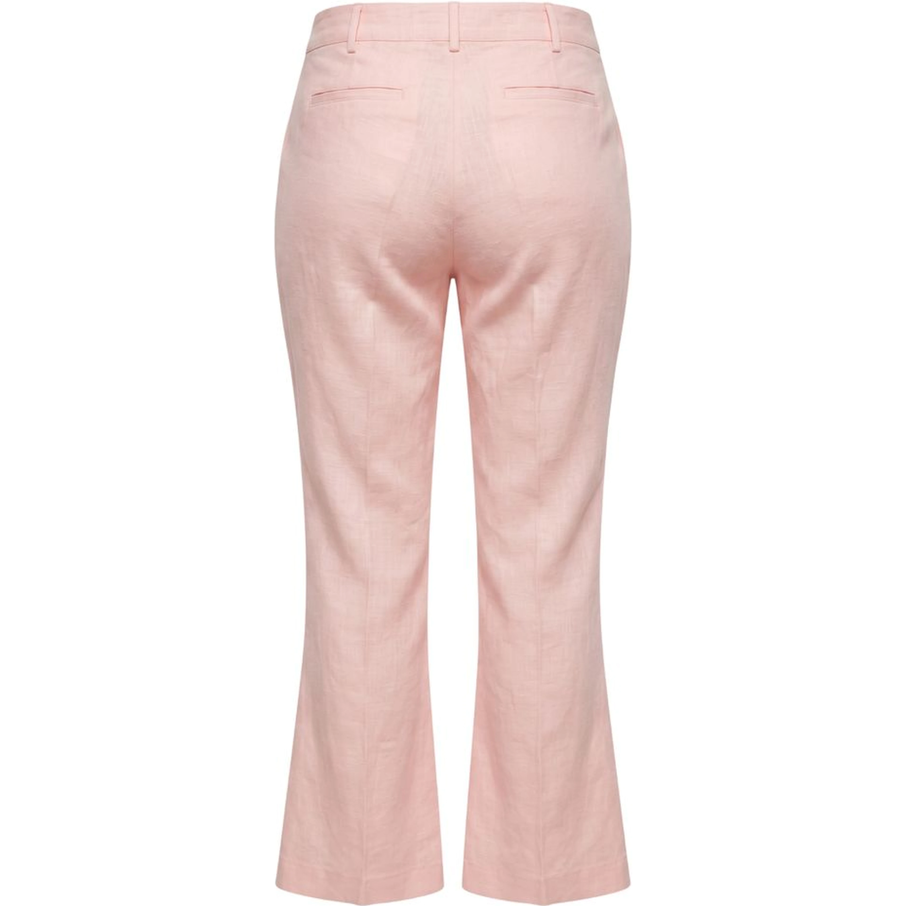 Pink Flax Women Pants