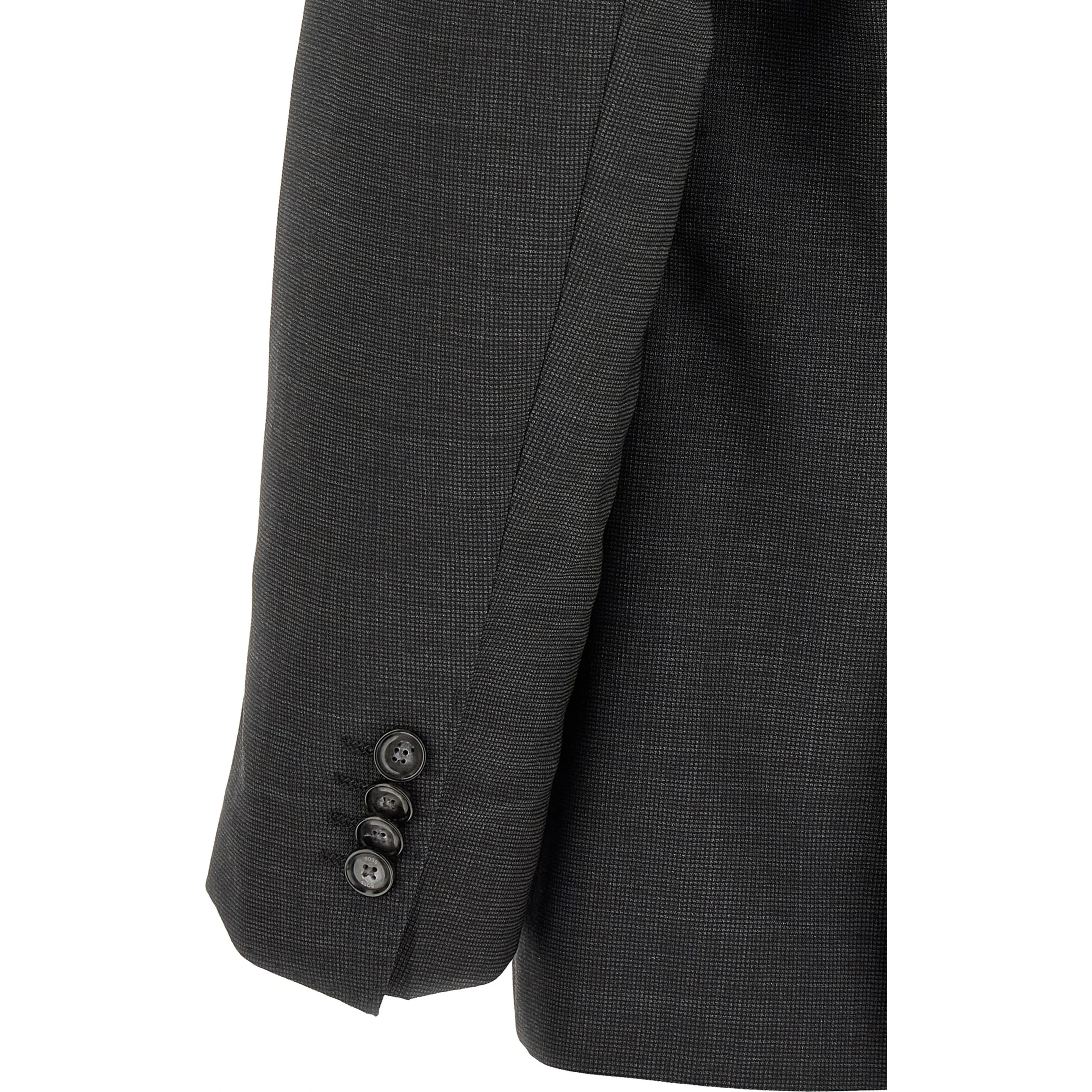 Gray Virgin Wool Two-Piece Suit
