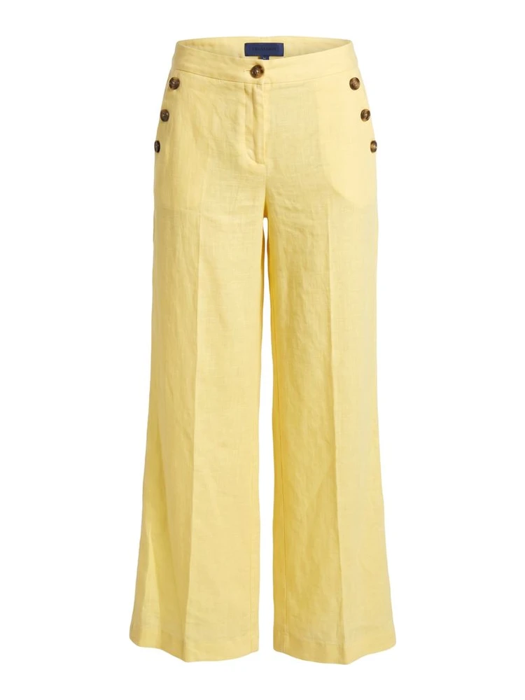Yellow Flax Women Pants
