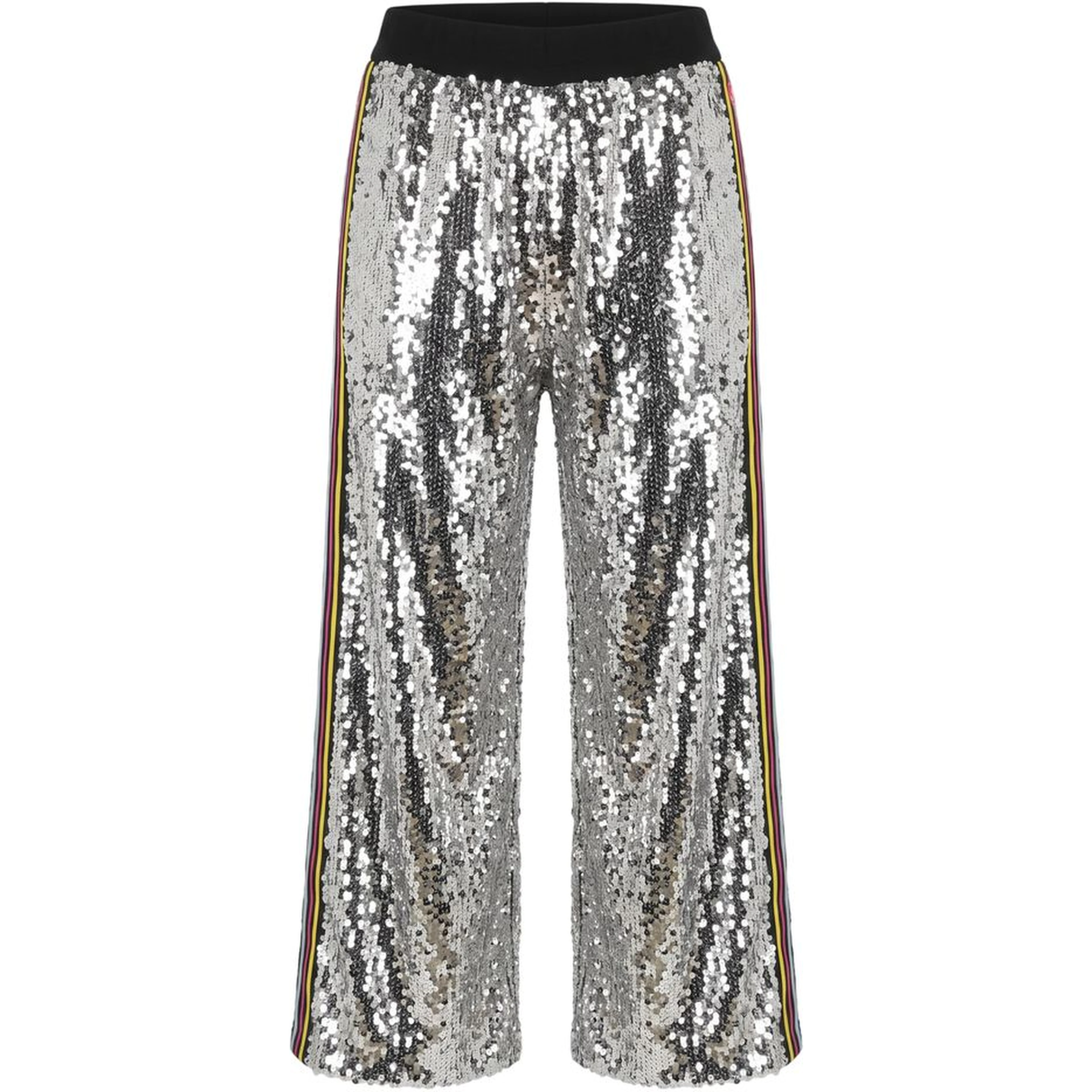 Grey Polyester Women Pants