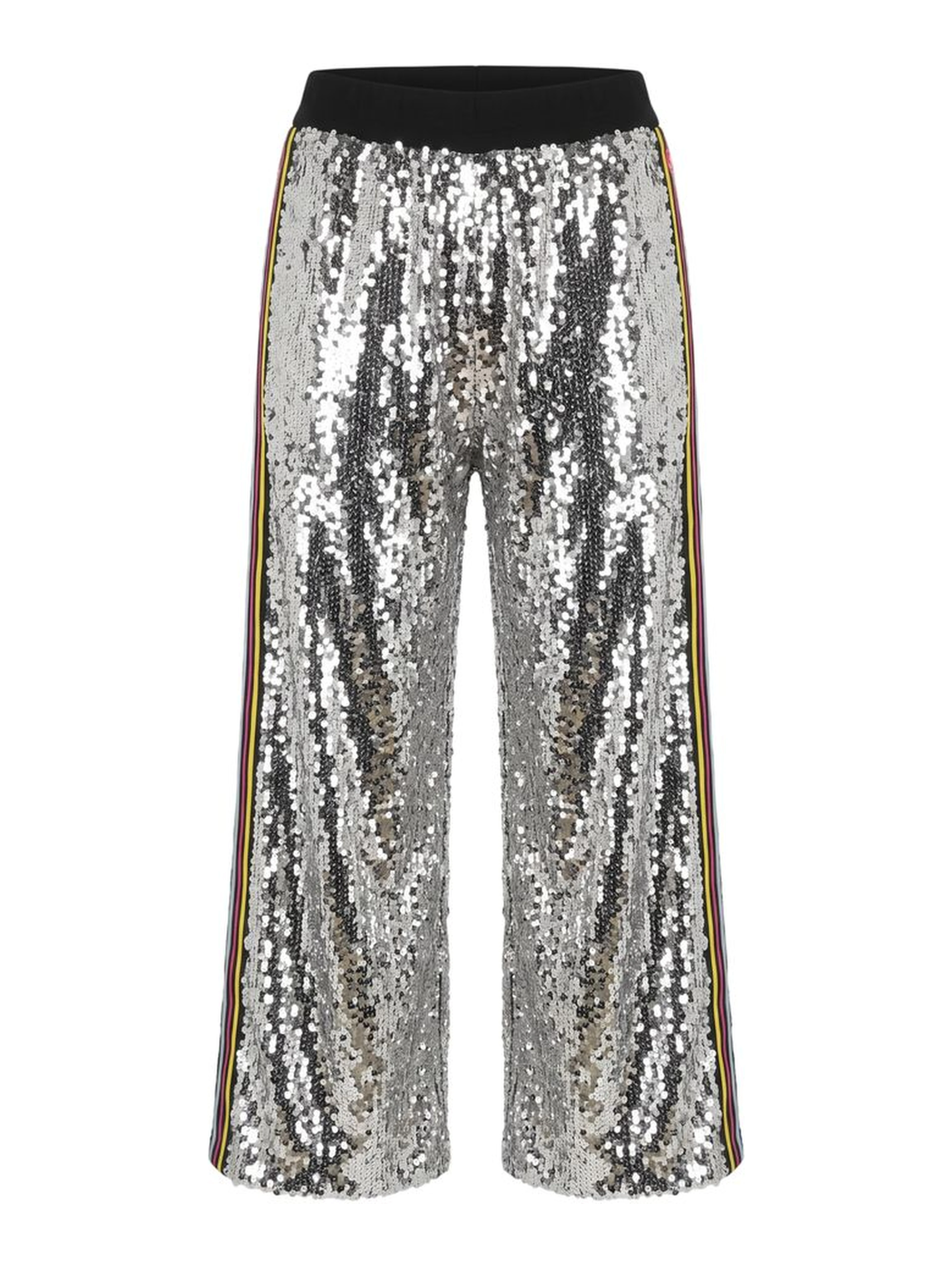 Grey Polyester Women Pants
