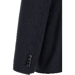Blue Virgin Wool Two-Piece Suit